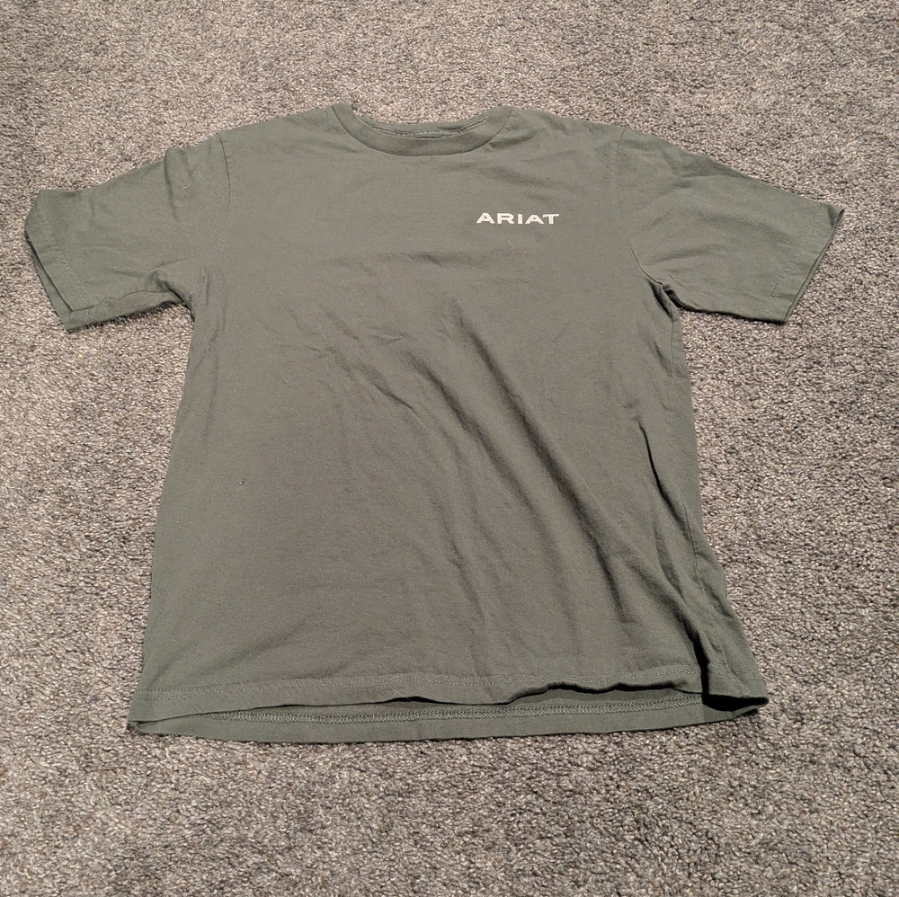 Ariat Boy's Green T-Shirt - Picture 4 of 5